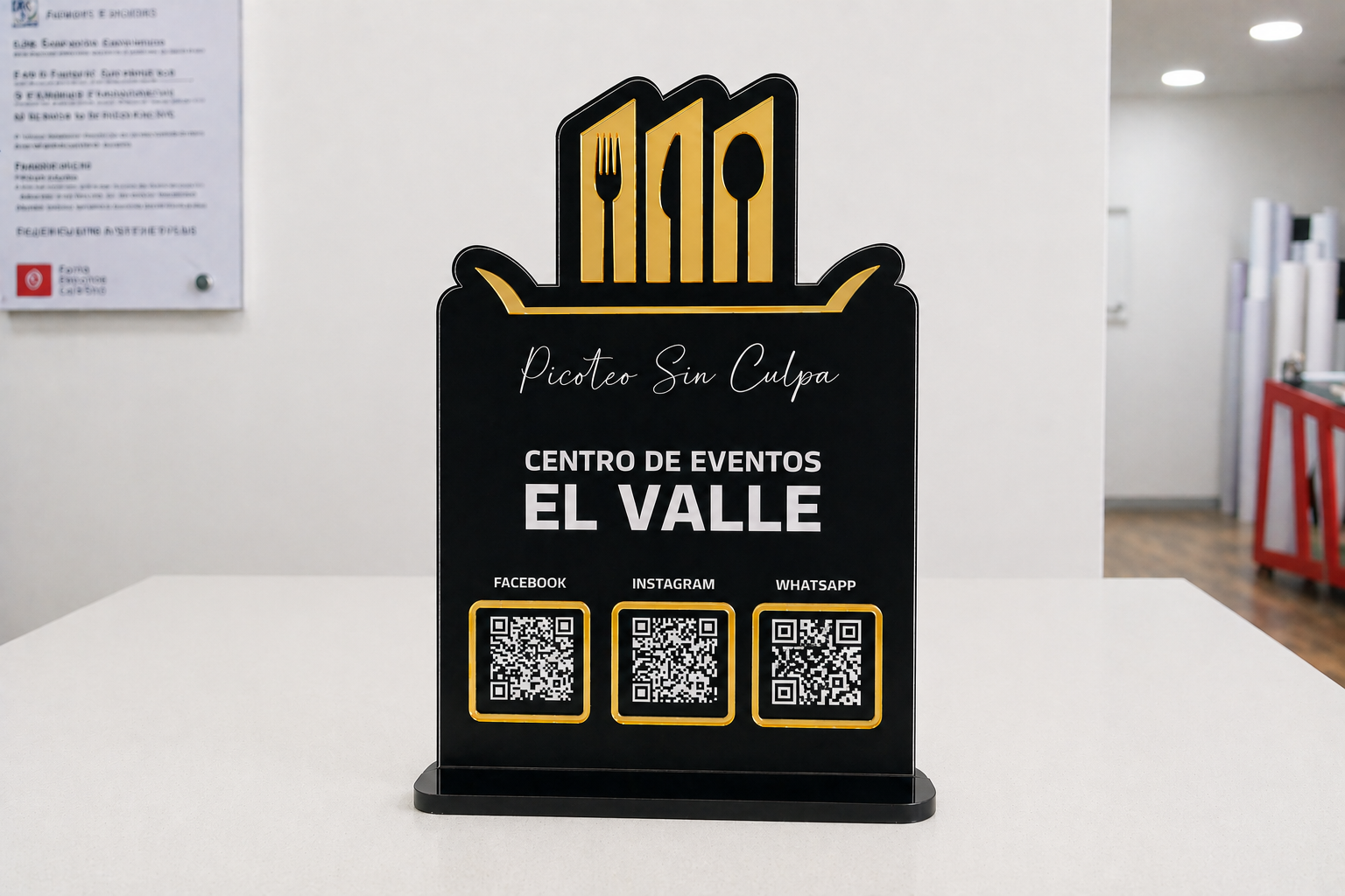 acrílico de mesón acrílico de mesón